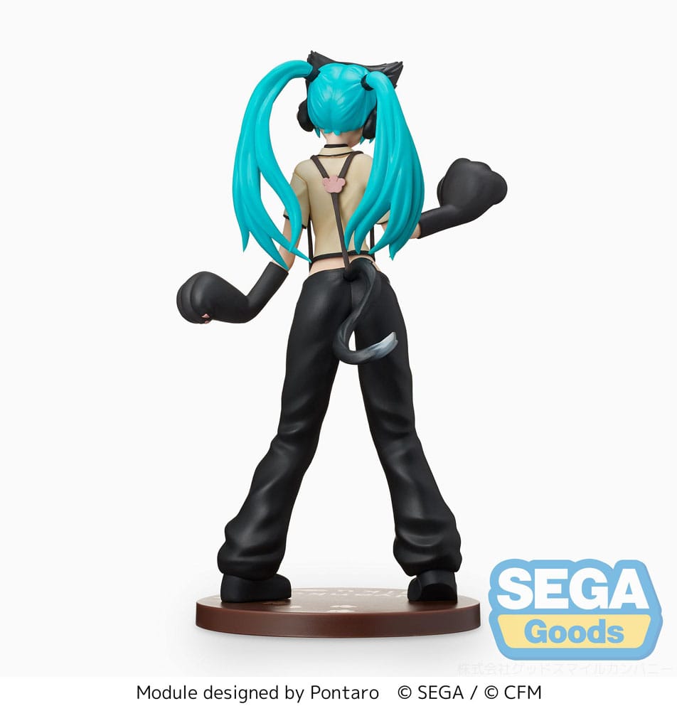 Sega - Hatsune Miku - Project DIVA Arcade Future Tone SPM - Hatsune Miku (Kitty Cat 23cm)