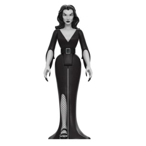 Super 7 - ReAction Figuur - Plan 9 from Outer Space (1957) - Vampira (Grayscale) (Nieuw op Kaart)