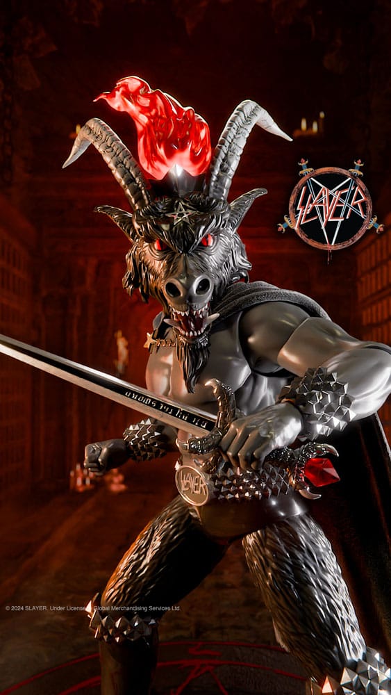 Super 7 - Ultimates! - Slayer - Minotaur "Black Magic" Actiefiguur (18 cm / 7") - In Doos