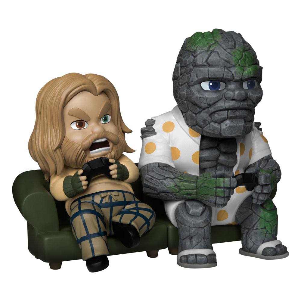 Beast Kingdom - Avengers Endgame - Mini Egg Attack - Bro Thor & Korg Game Time (2021) SVV-Schatzoekers