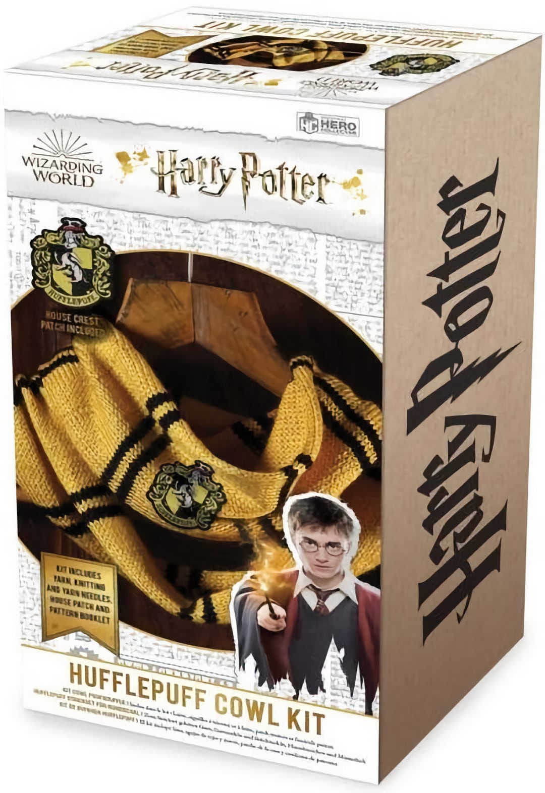 Eaglemoss - Harry Potter Brei Pakket - Maak Je Eigen Hufflepuff Sjaal SVV-Schatzoekers