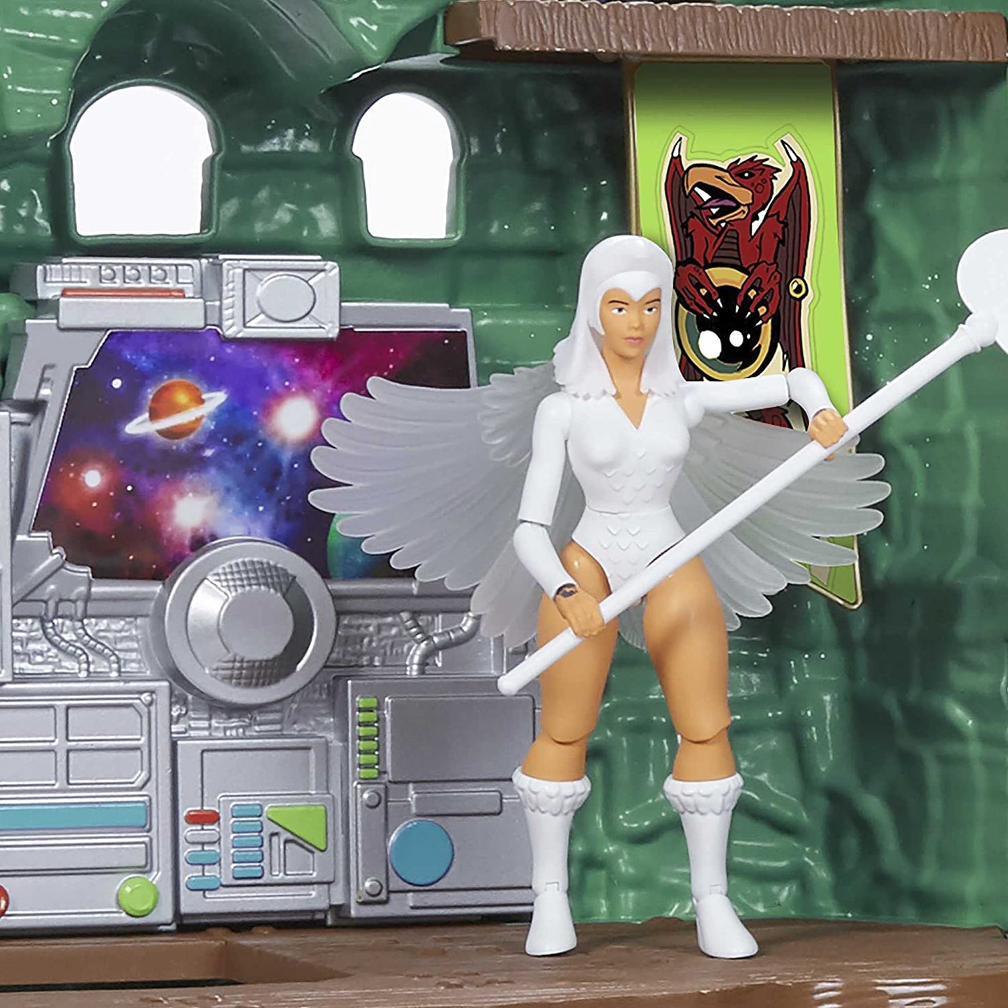 Mattel - Masters Of The Universe Origins - Castle Grayskull (2021) Incl. Special edition "Temple of Darkness" Sorceress actie figuur SVV-Schatzoekers