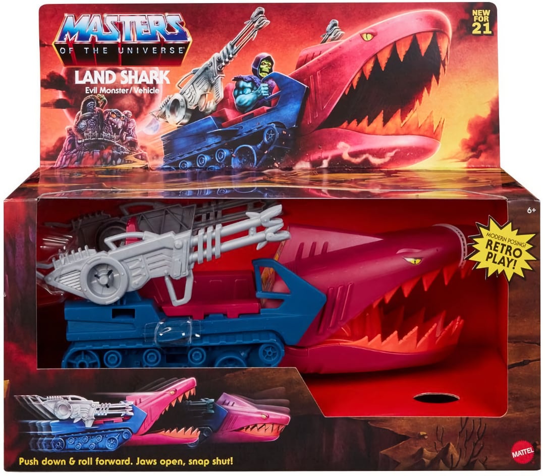 Mattel - Masters Of The Universe Origins Vehicle- Land Shark (2021) SVV-Schatzoekers