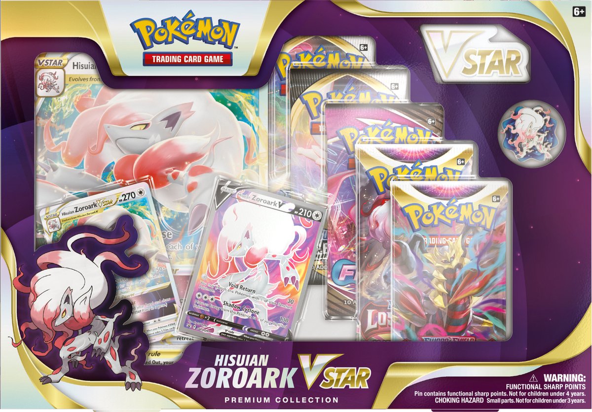 Pokemon TCG - Zoroark VSTAR Premium Collection Box (2022) SVV-Schatzoekers