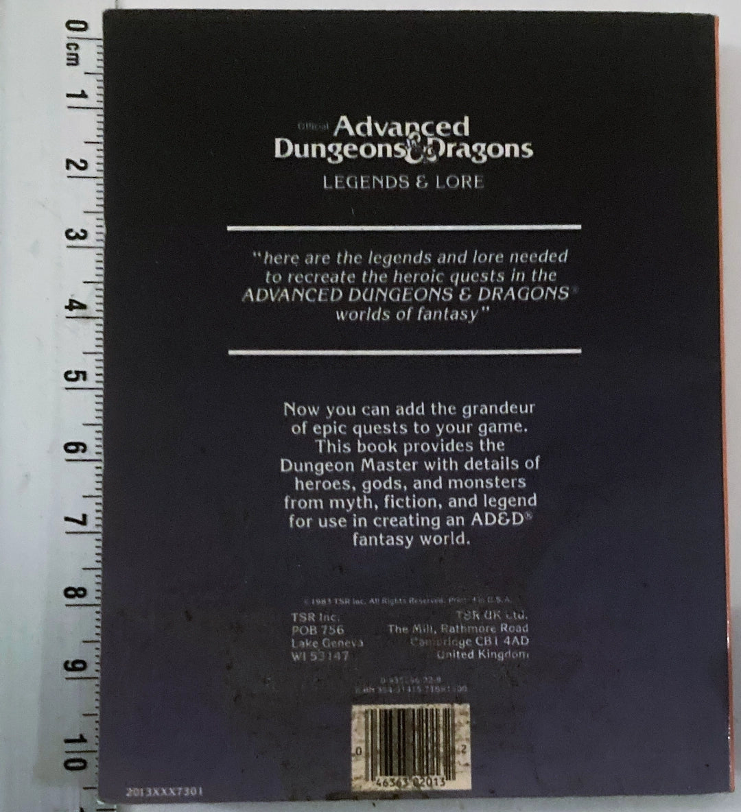 TSR - AD&D - Legends & Lore - 2013 Miniatuur uitgave (1995)