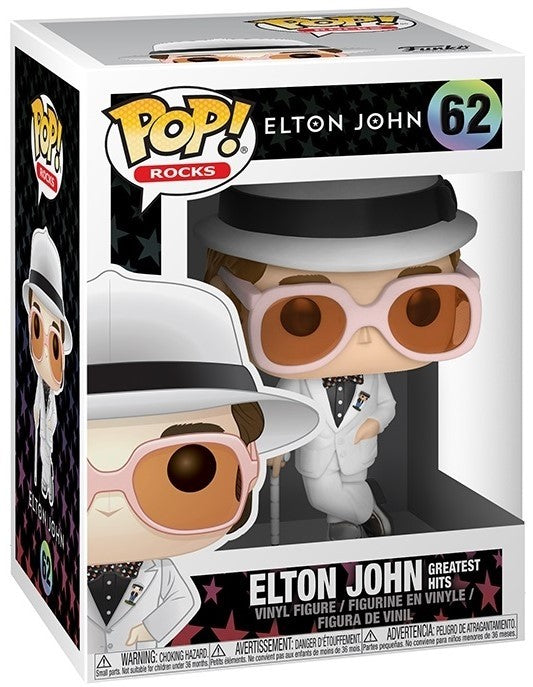 Funko Pop! Rocks 062 - Elton John - Elton John Greatest Hits (2017) VAULTED