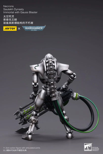 Joy Toy - Warhammer 40K - Necrons Sautekh Dynasty - Immortal with Gauss Blaster (12cm)