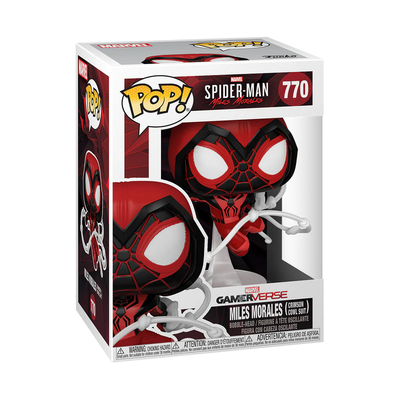 Funko Pop! Games Marvel 770 - Gamer Verse - Miles Morales (Crimson Cowl Suit) (2024)