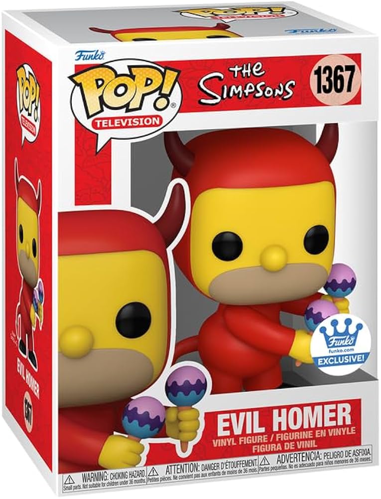 Funko Pop! Television: 1367 - The Simpsons - Evil Homer (2024) Exclusive