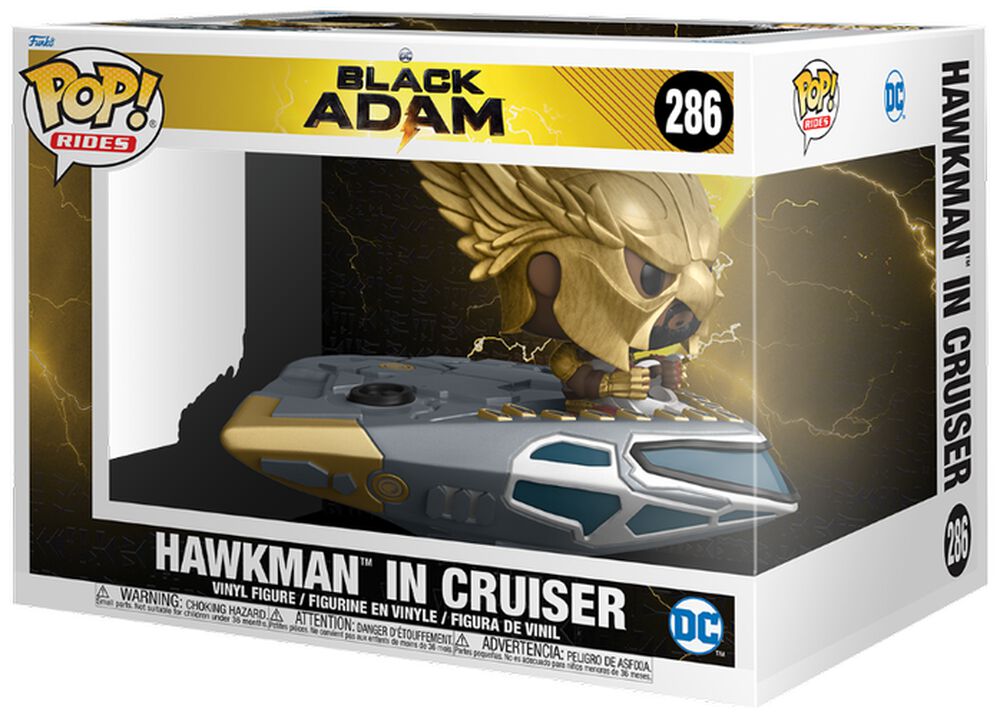 Funko Pop! Rides 286 - Black Adam - Hawkman in Cruiser (2022)