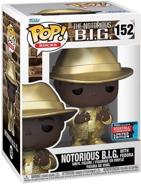 Funko Pop! Rocks 152 - Notorious B.I.G. - With Fedora (2022) Fall Convention