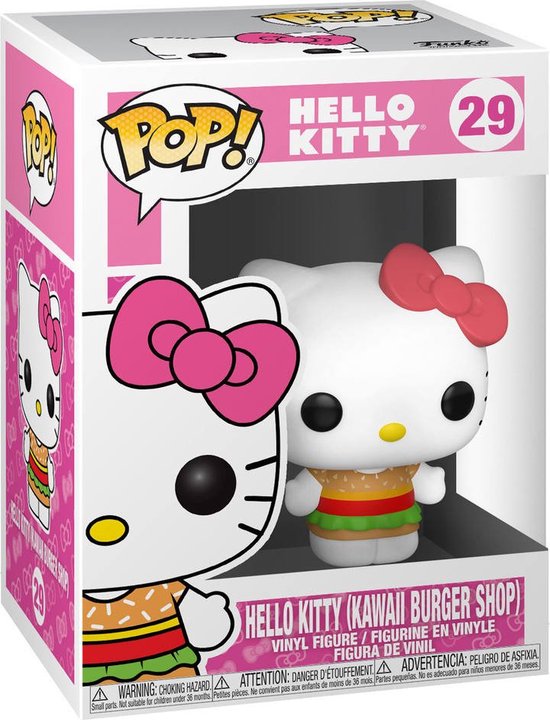 Funko Pop! Sanrio 29 - Hello Kitty and Friends - Hello Kitty (Kawaii Burger Shop)