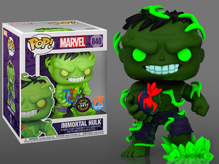 Funko Pop! Marvel 840 - Marvel - Immortal Hulk (2021) 15cm Supersize Pop! (PX Exclusive) GLOW CHASE