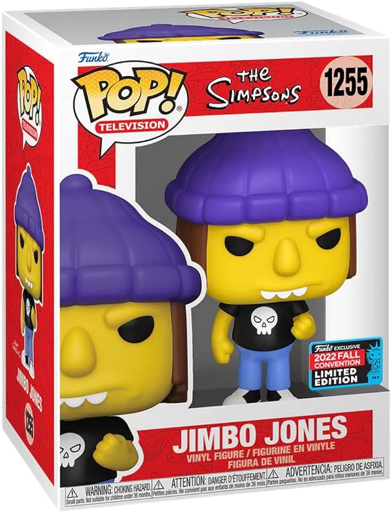 Funko Pop! Television: 1255 - The Simpsons - Jimbo Jones (2022) Fall Convention