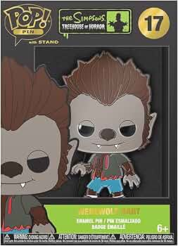 Funko Pop! Pin: 17 - The Simpsons- Treehouse of Horror - Werewolf Bart