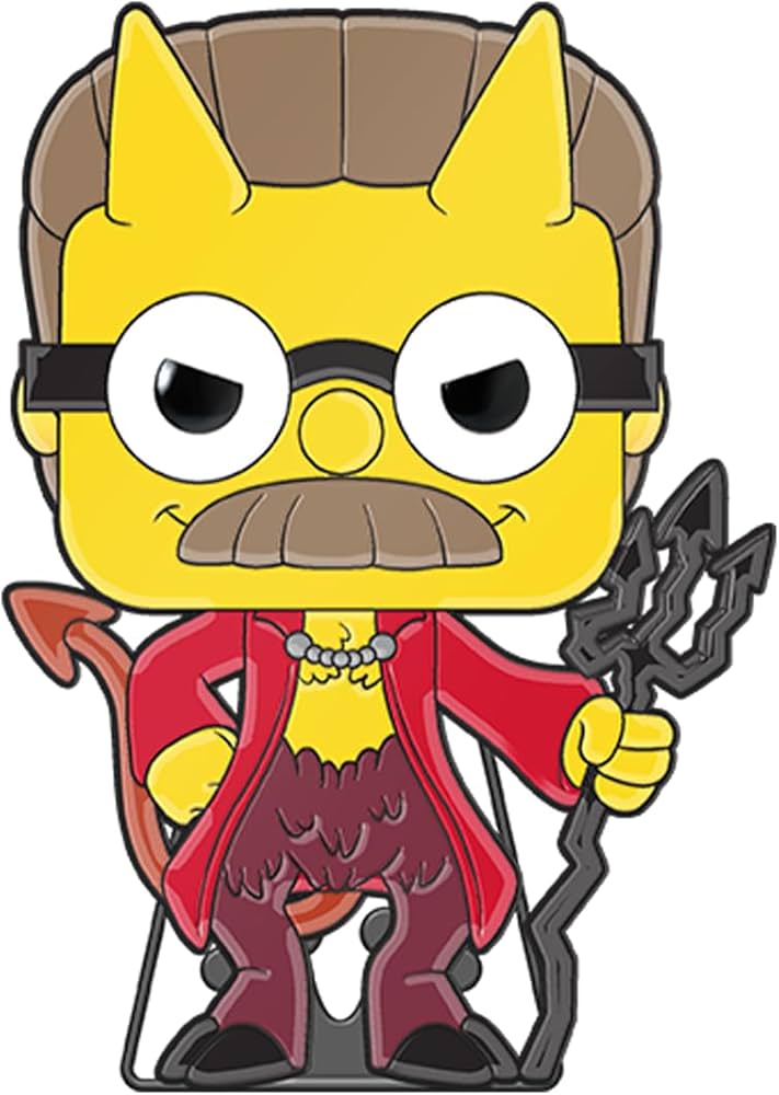 Funko Pop! Pin: 14 - The Simpsons- Treehouse of Horror - Devil Flanders