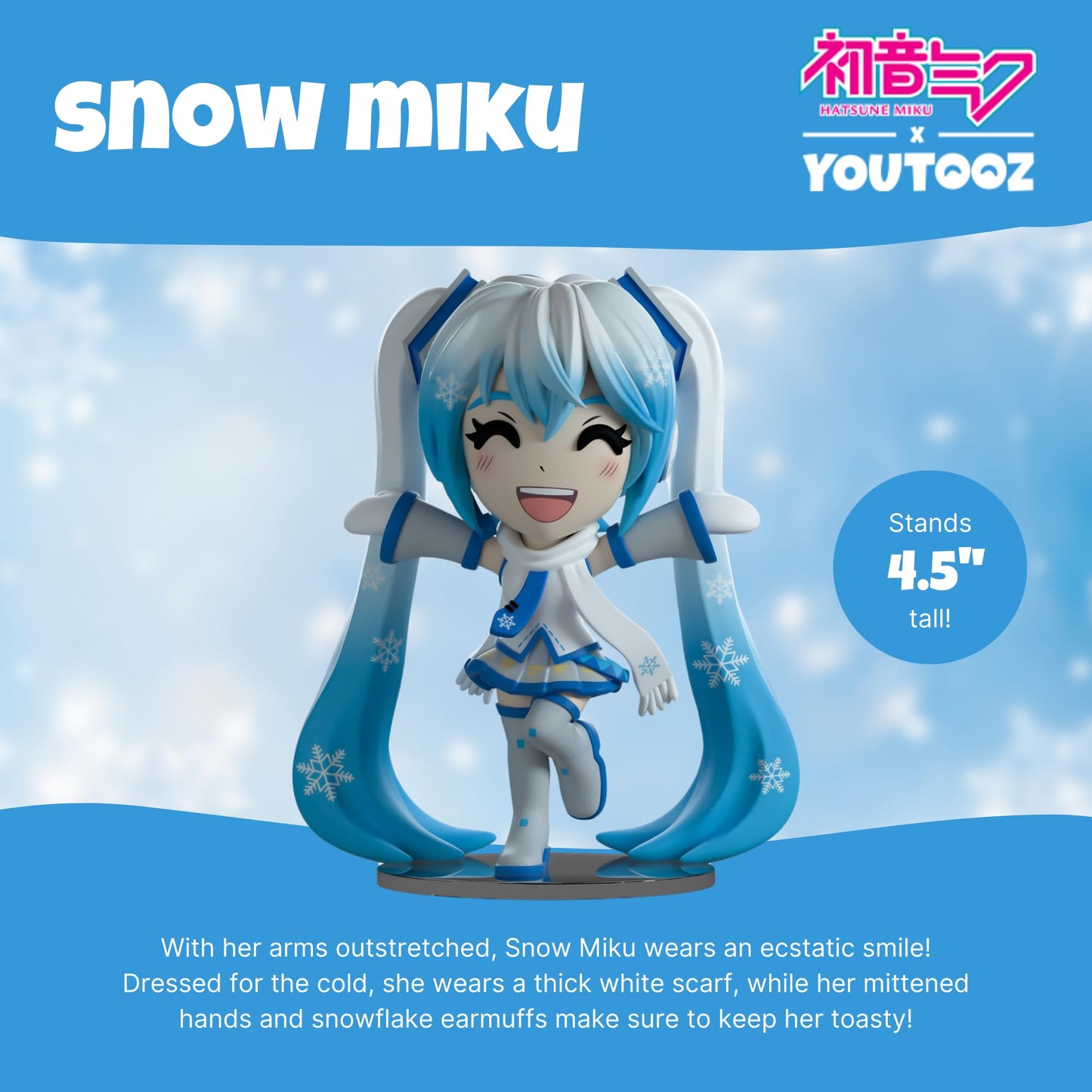 Youtooz - Hatsune Miku - Snow Miku