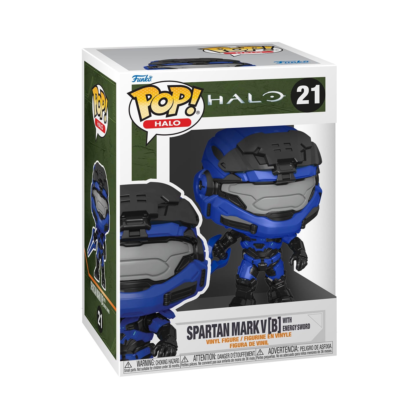 Funko Pop! Halo 21 - Halo - Spartan Mark V [B] With Energy Sword (2021)
