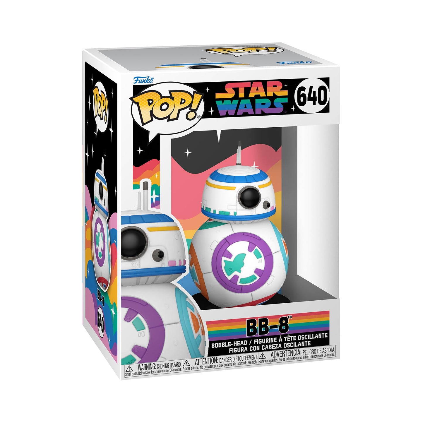 Funko Pop! Star Wars 640 - Pride - BB-8 (2023) (Vaulted)