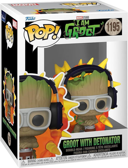 Funko Pop! Marvel: 1195 - I Am Groot - Groot with Detonator (2023)