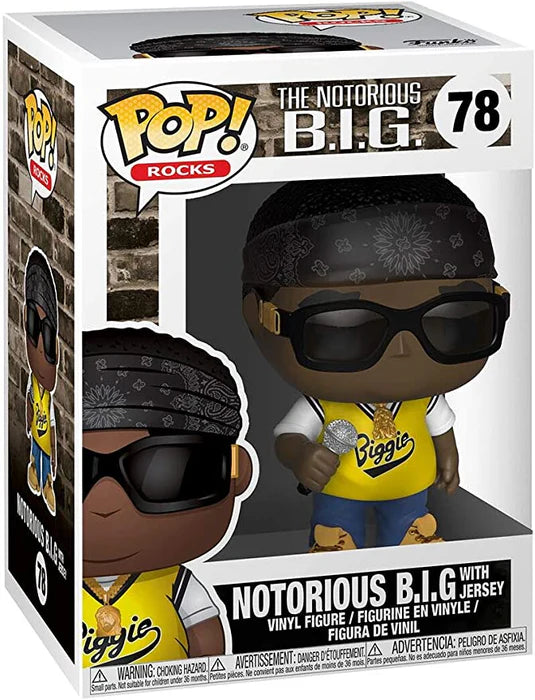 Funko Pop! Rocks 078 - Notorious B.I.G.- Notorious B.I.G. With Jersey (2018)