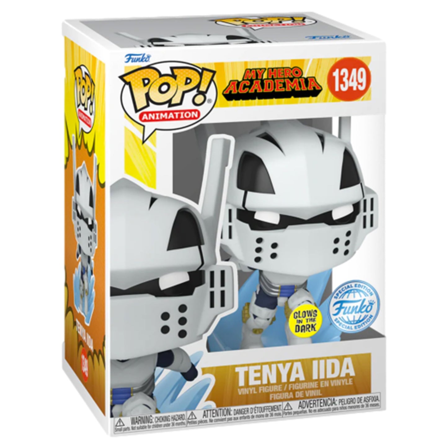 Funko Pop! Animation: 1349 - My Hero Academia - Tenya Iida (2023) Special Edition (GLOW)