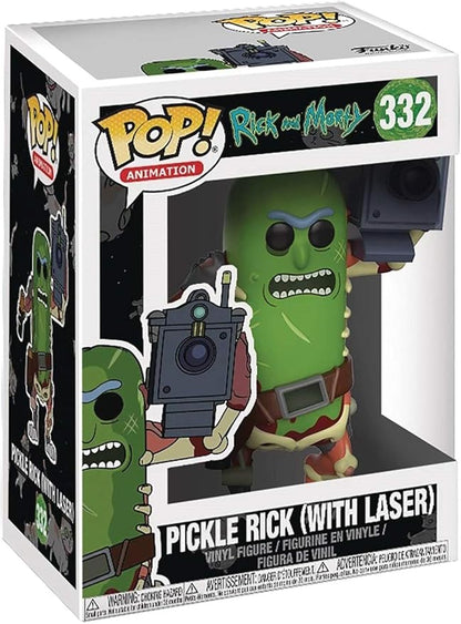 Funko Pop! Animation: 332 - Rick and Morty - Pickle Rick (With Lazer)