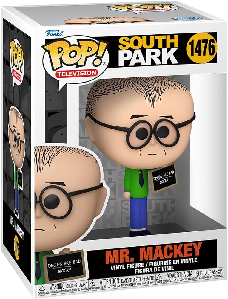 Funko Pop! Television: 1476 - South Park - Mr. Mackey (With "Drugs are Bad M'kay" Sign) (2023)