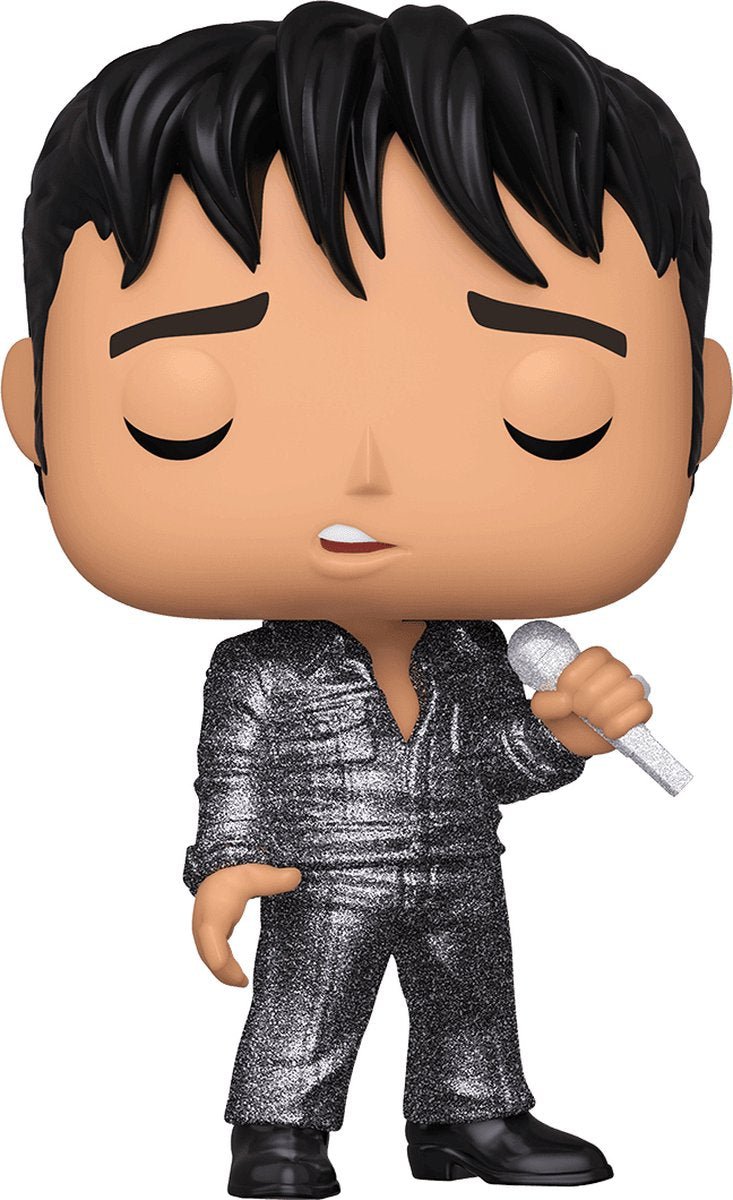 Funko Pop! Rocks 188 - Elvis Presley - Elvis '68 Comeback Special (2020) Diamond Glitter Special Edition