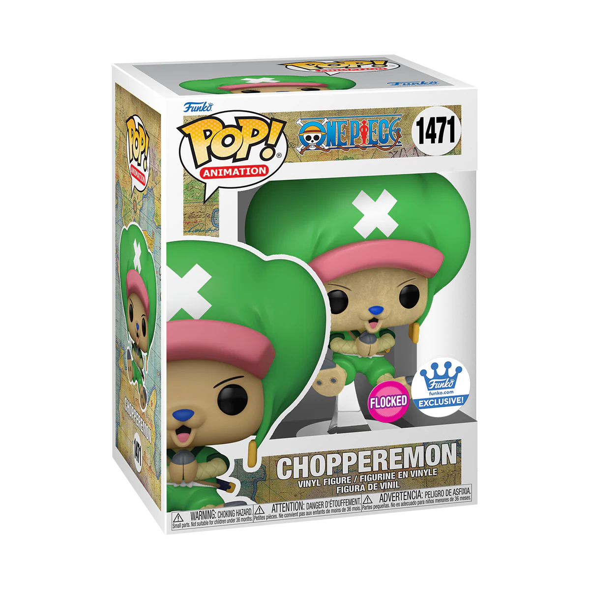 Funko Pop! Animation: 1471 - One Piece - Chopperemon (2023) Regular & Flocked