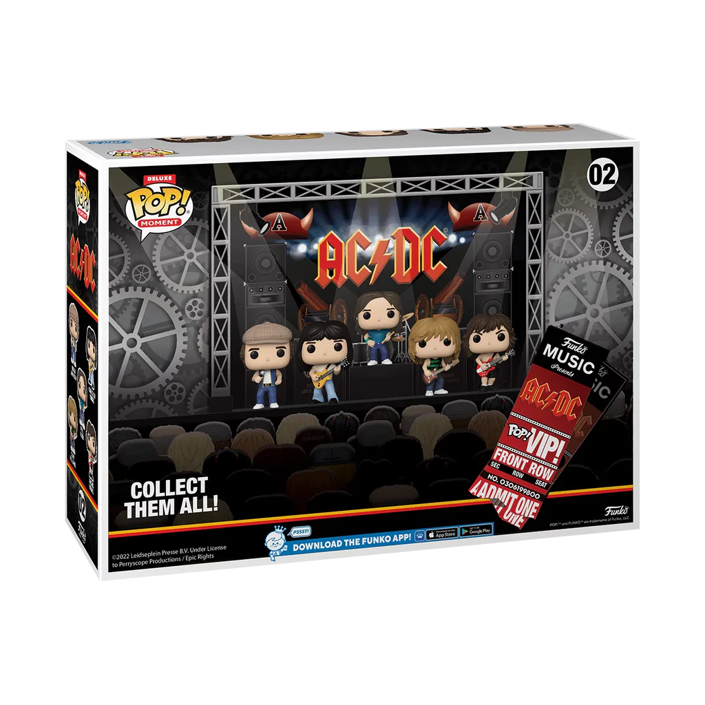 Funko Pop! Moments 02 DeLuxe - AC/DC - ACDC In Concert - 4 Pack (2022)