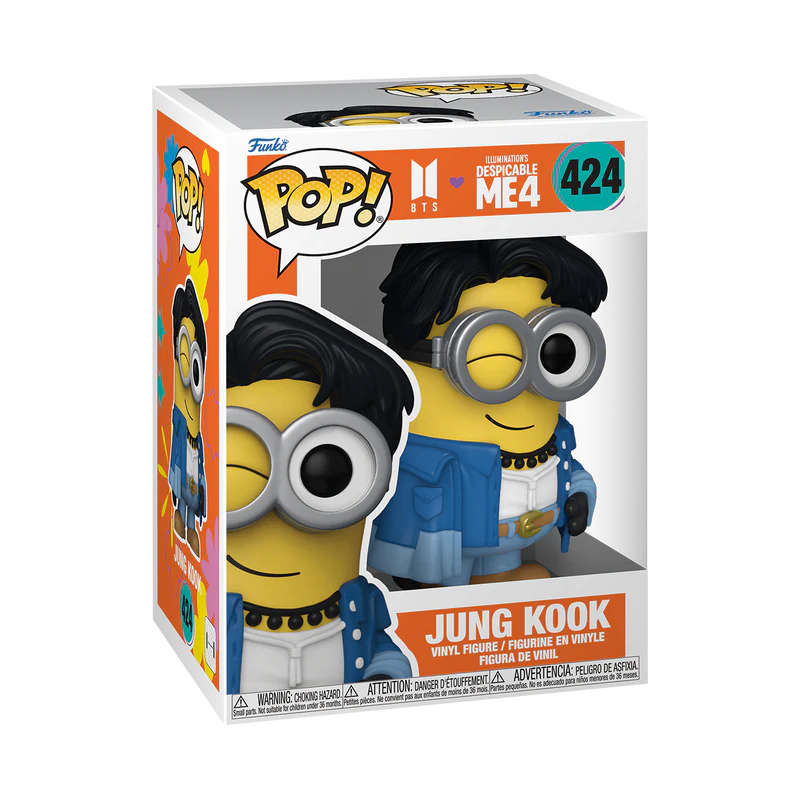 Funko Pop! Rocks 424 - Despicable Me 4 / BTS - Jung Kook (2024)