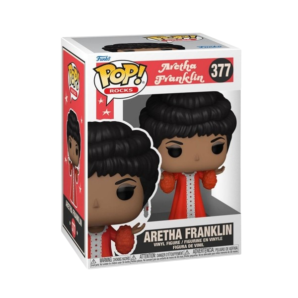 Funko Pop! Rocks 377 - Aretha Franklin - Aretha Franklin (Red Dress) (2023)