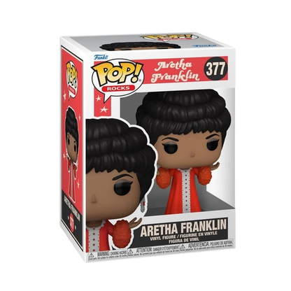 Funko Pop! Rocks 377 - Aretha Franklin - Aretha Franklin (Red Dress) (2023)