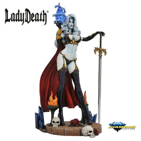 Diamond Select Toys - Femme Fatales - Lady Death (IV) Diorama (23cm)