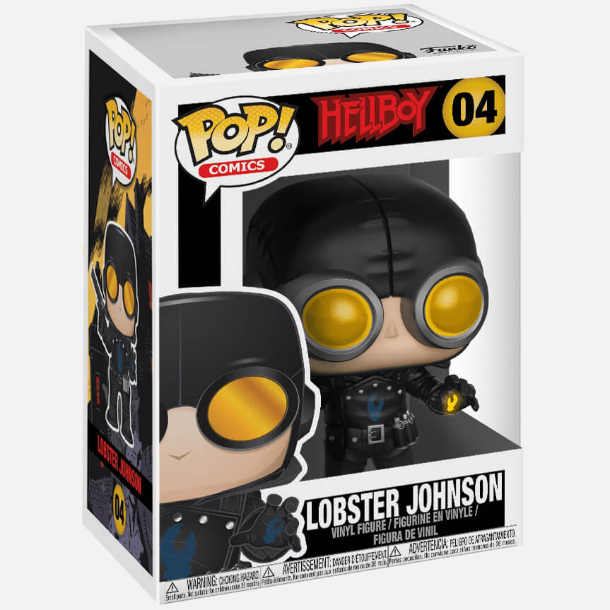 Funko Pop! Comics 004 - Hellboy - Lobster Johnson (2017) VAULTED