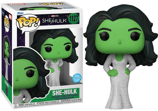 Funko Pop! Marvel: 1127 - She-Hulk - She-Hulk (2022) GLITTER SVV-Schatzoekers
