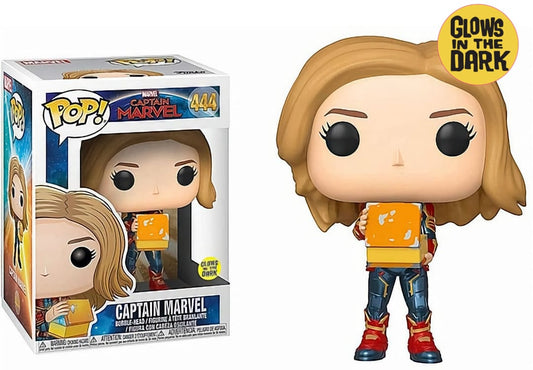 Funko Pop! Marvel 444 - Captain Marvel - Captain Marvel (GLOW) (2019) SVV-Schatzoekers