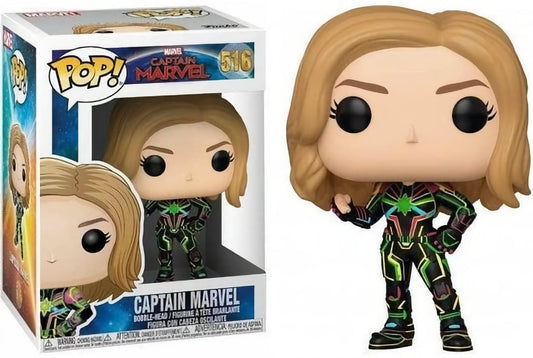 Funko Pop! Marvel 516 - Captain Marvel - Captain Marvel (2020) SVV-Schatzoekers