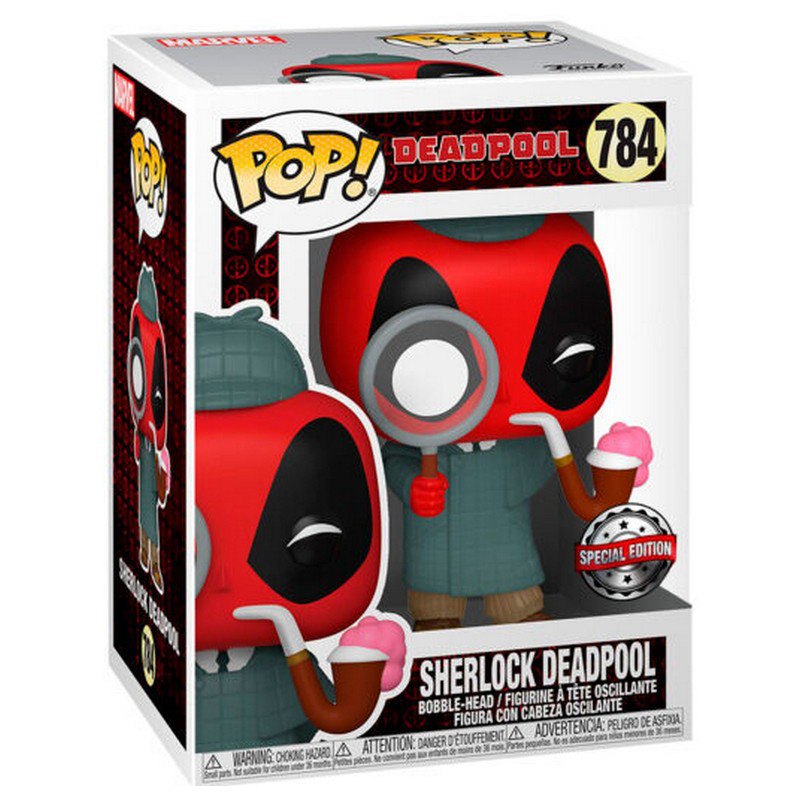 Funko Pop! Marvel 784 - Deadpool - Sherlock Deadpool (2021) SVV-Schatzoekers