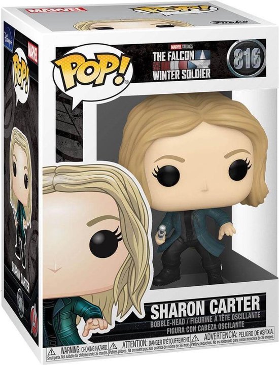 Funko Pop! Marvel 816 - The Falcon and the Winter Soldier - Sharon Carter (2021) SVV-Schatzoekers