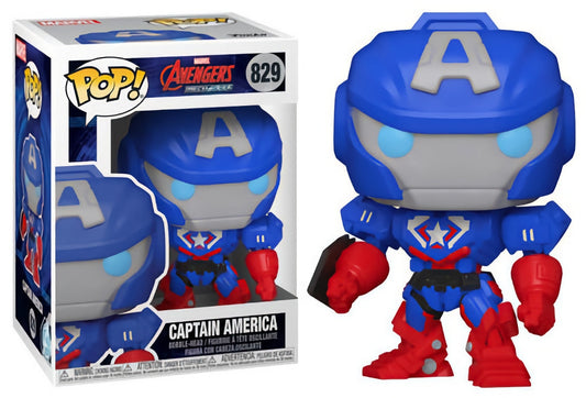 Funko Pop! Marvel 829 - Avengers Mech Strike - Captain America (2021) SVV-Schatzoekers