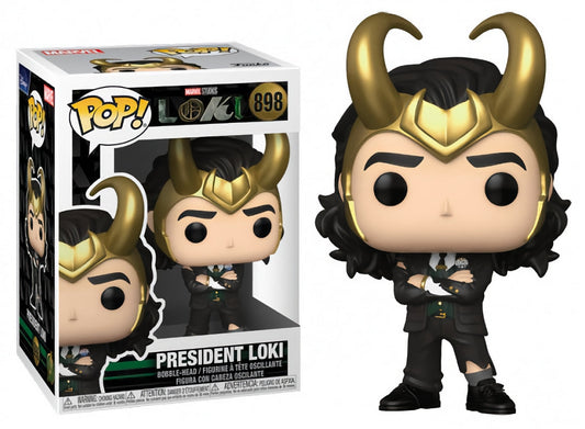 Funko Pop! Marvel 898 - Loki - President Loki (2021) SVV-Schatzoekers