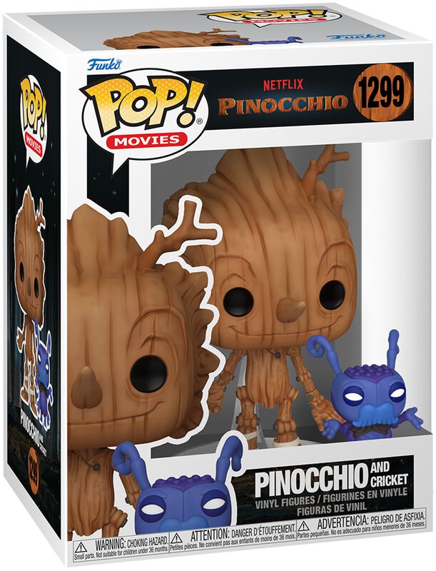 Funko Pop! Movies: 1299 - Guillermo del Toro's Pinocchio - Pinocchio and Cricket (2022) SVV-Schatzoekers
