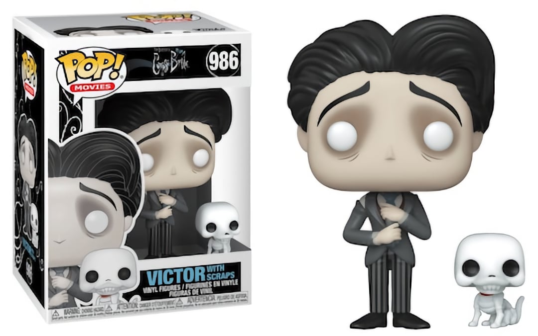 Funko Pop! Movies 986 - Corpse Bride - Victor with Scraps (2021) SVV-Schatzoekers