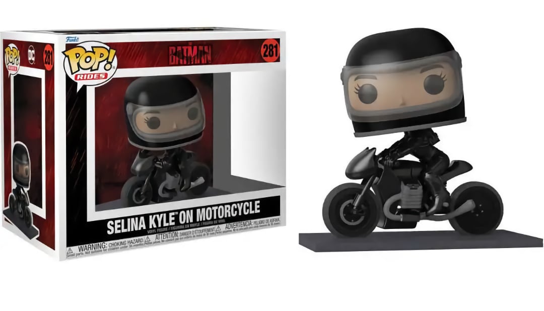Funko Pop! Rides 281 - Batman - Selina Kyle On Motorcycle (2022) SVV-Schatzoekers