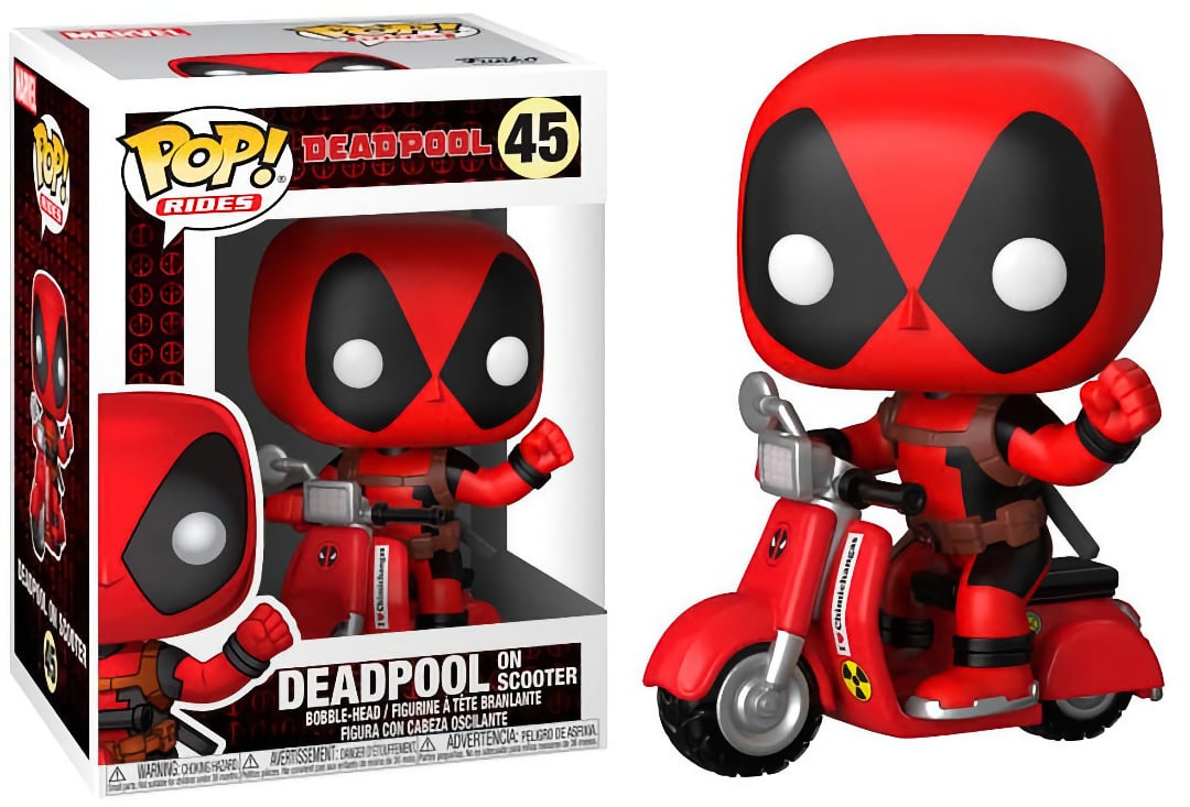 Funko Pop! Rides 48 - Deadpool - Deadpool on Scooter (2018) SVV-Schatzoekers