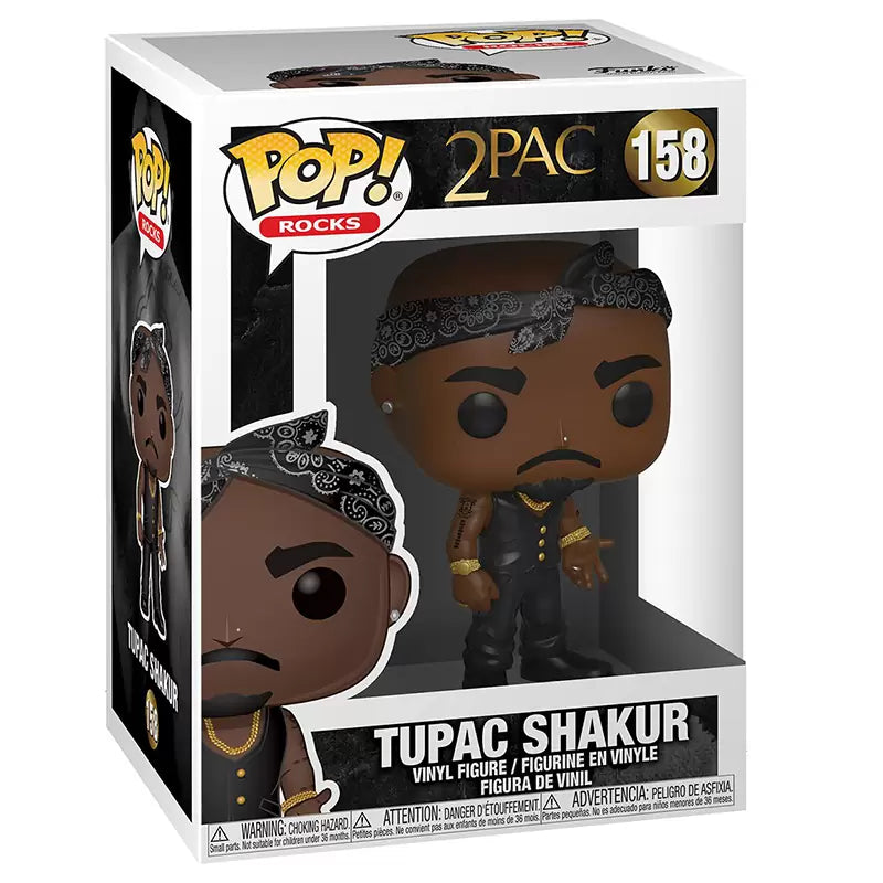 Funko Pop! Rocks 158 - 2Pac - Tupac Shakur (2019) SVV-Schatzoekers