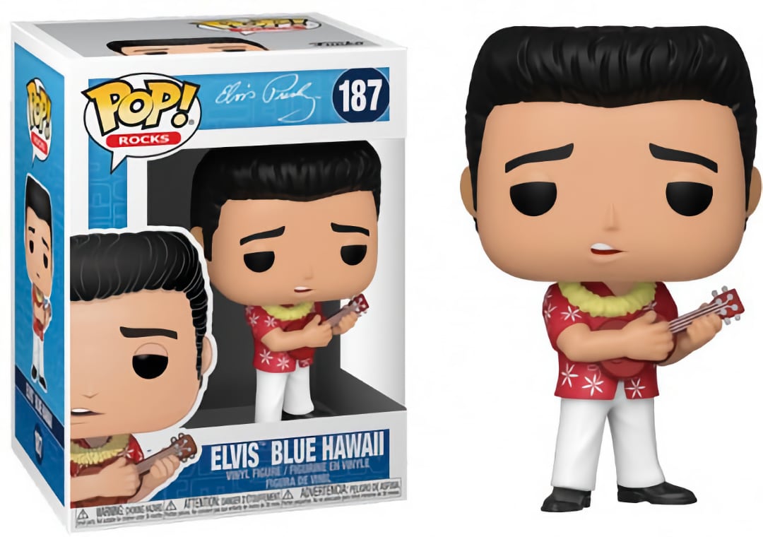 Funko Pop! Rocks 187 - Elvis Presley - Elvis Blue Hawaii (2020) SVV-Schatzoekers