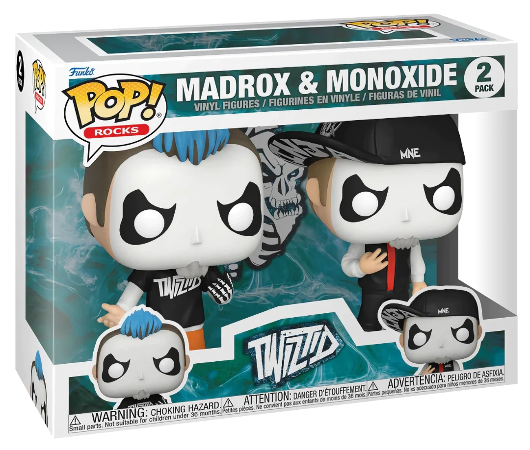 Funko Pop! Rocks: 2 Pack - Twiztid - Madrox & Monoxide (2022) SVV-Schatzoekers